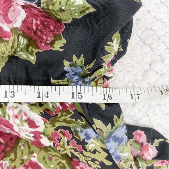 Angie Floral Boho Romper Small Tassle Tie Flowers - Picture 11 of 12